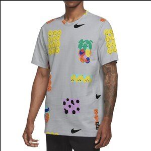 Nike Sportswear A.I.R. Max90 Basketball Tee Gray Small Graphic